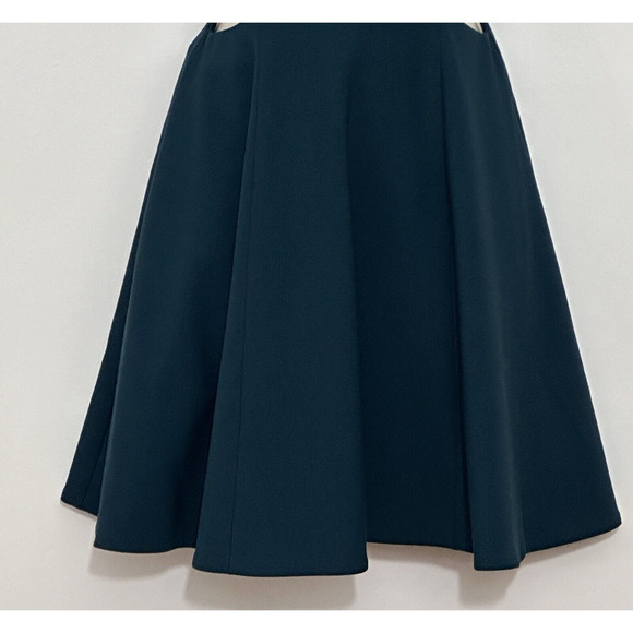 Elizabeth and James Womens Dress 2 Teal‎ Blue Emorie Cutout Halter Mini Cocktail - Picture 4 of 16